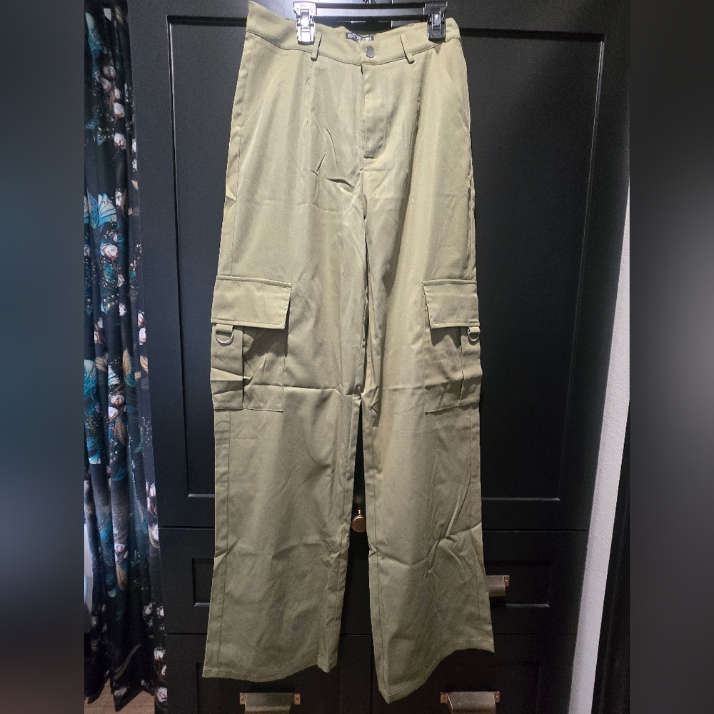 Olive Cargo Pants